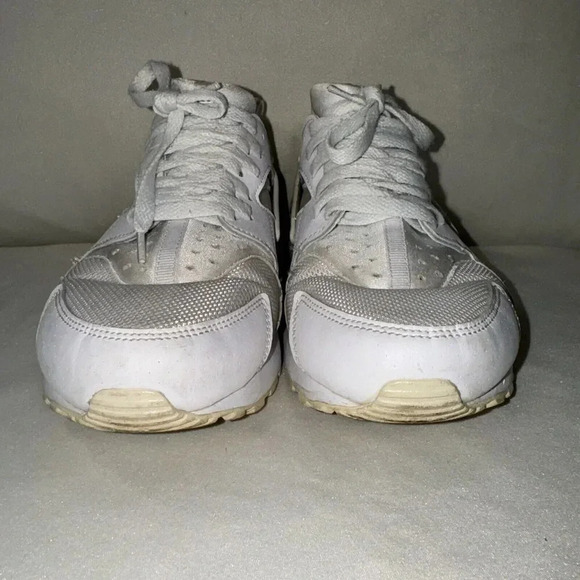 Nike Air Huarache Run Triple White 2016 Womans Size 7 - Picture 2 of 8